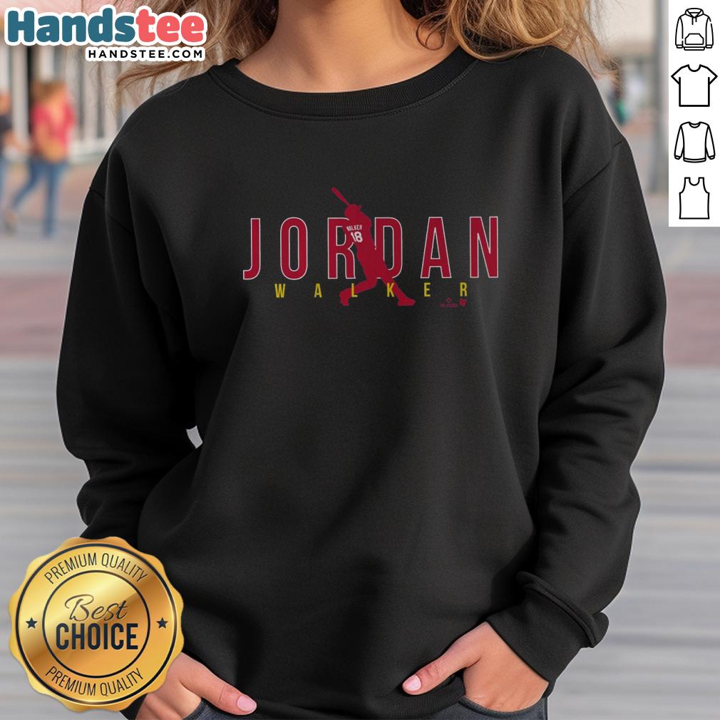 Premium Jordan Walker Swingman Sweatshirt in navy blue, featuring team logo and stylish athletic design for fans.