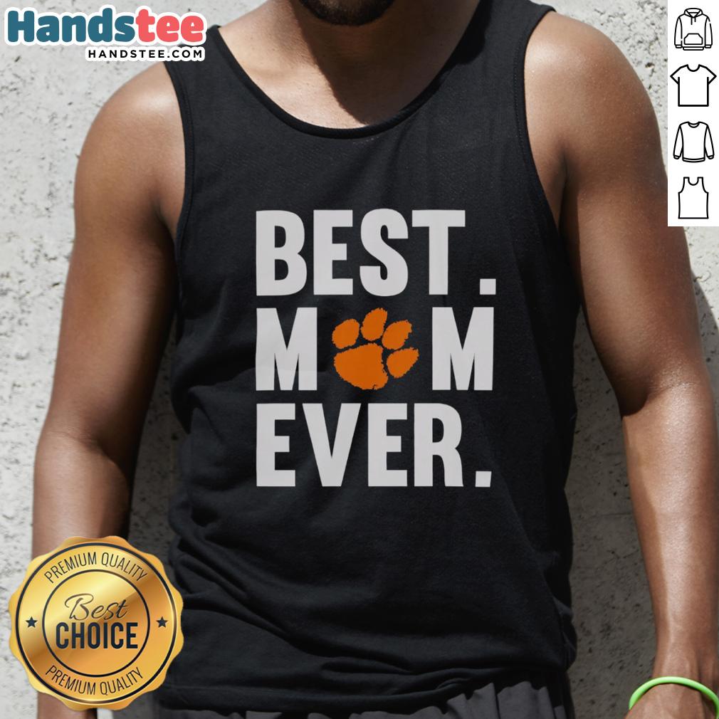 Alt Text: Stylish Clemson Tigers Mom shirt for Mother's Day, featuring a vibrant logo, perfect for passionate fans and celebrations.