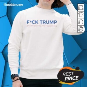 Pretty Fck Trump sweatshirt design for midterms, featuring bold graphics and vibrant colors, perfect for political activism.