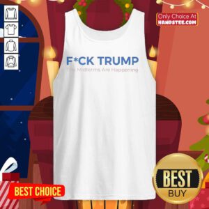 Pretty Fck Trump tank top design for the midterms, featuring bold graphics promoting voter engagement and political expression.