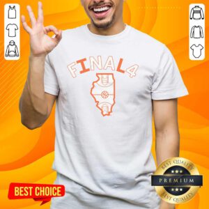 Top Final 4 Il T-Shirt featuring vibrant design for basketball fans celebrating the tournament excitement.