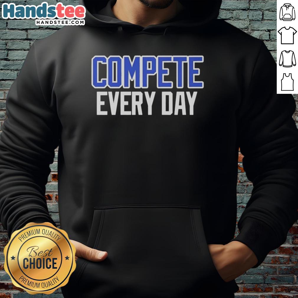 Awesome Cowboys Compete Every Day Hoodie featuring a bold design and cozy fit, perfect for fans of cowboy culture.