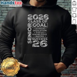 Alt Text: Awesome Graduation 2026 Hoodie in navy blue with bold lettering, perfect for celebrating graduation day.