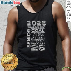 Awesome Graduation 2026 Tank Top featuring bold lettering and a stylish design, perfect for celebrating graduation day.