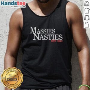 Awesome Massies Masties Est 2012 tank top in vibrant colors, perfect for casual wear and showcasing your unique style.