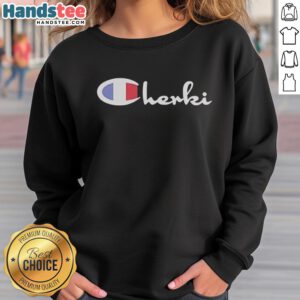Good Cherki Style Champion Sweatshirt in vibrant colors, showcasing a stylish design perfect for casual wear.