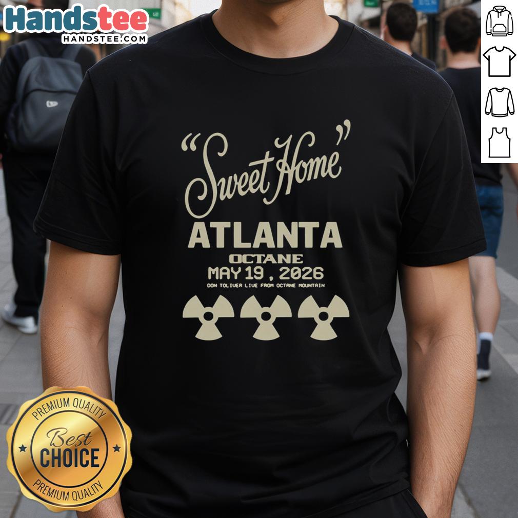 Official Sweet Home Don Toliver Octane Tour Atlanta May 19 2026 T-Shirt featuring vibrant graphics and tour details.