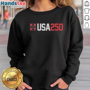 Official XX Athletics XY USA 250 vintage sweatshirt featuring a classic design and comfortable fit for casual wear.