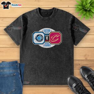 Original Orlando Magic vs Cleveland Cavaliers 2026 NBA Playoffs Eastern Conference Semifinals washed t-shirt design.
