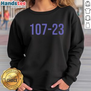 Alt Text: Premium 107 23 Golden State Valkyries Sweatshirt featuring a stylish design, perfect for fans and casual wear.