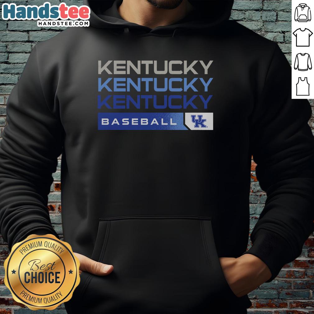 Top Kentucky Wildcats College Baseball Hype Hoodie in blue, perfect for fans supporting their team during games.