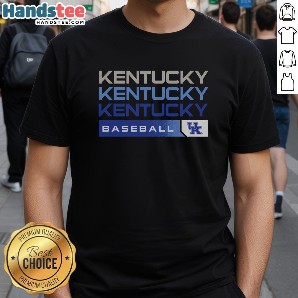 Top Kentucky Wildcats college baseball hype T-shirt featuring team colors and logo, perfect for fans and game day.
