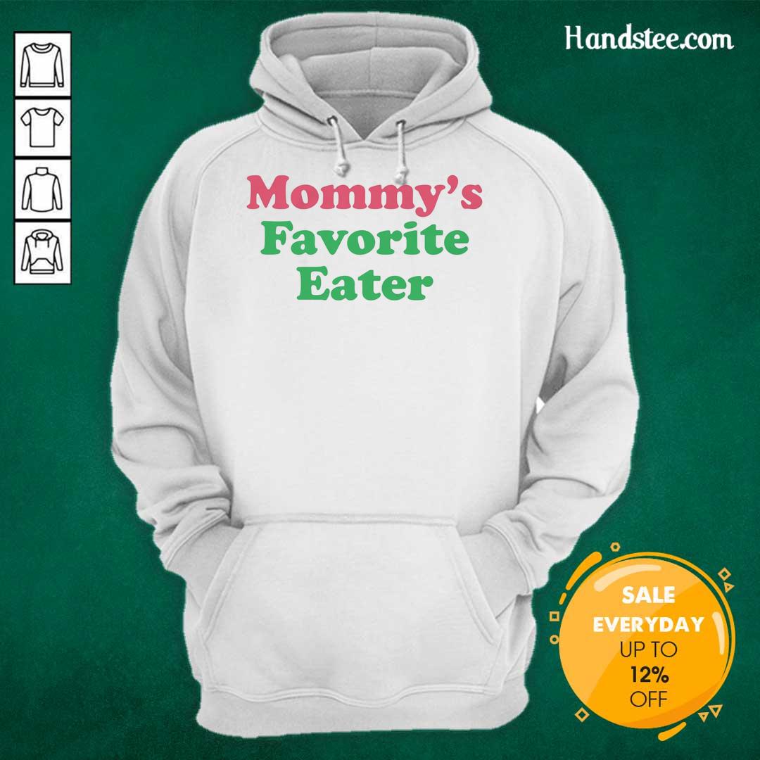 Cozy Top Mommy's Favorite Eater Hoodie in soft fabric, perfect for stylish moms who love comfort and fun.