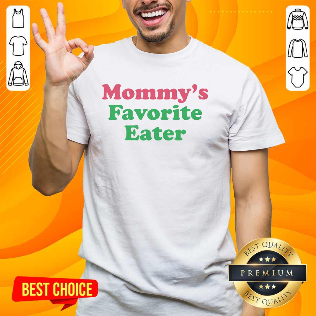 Top Mommy's Favorite Eater T-Shirt featuring playful design for proud moms who love their little foodies.