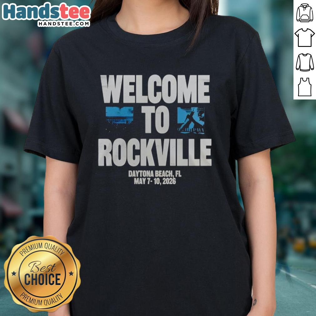 Top Welcome To Rockville 2026 Ladies Tee featuring bold graphics and a stylish design for festival fans.