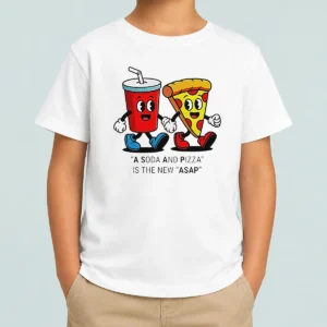 Awesome A Soda And Pizza Is The New ASAP Kids T-Shirt