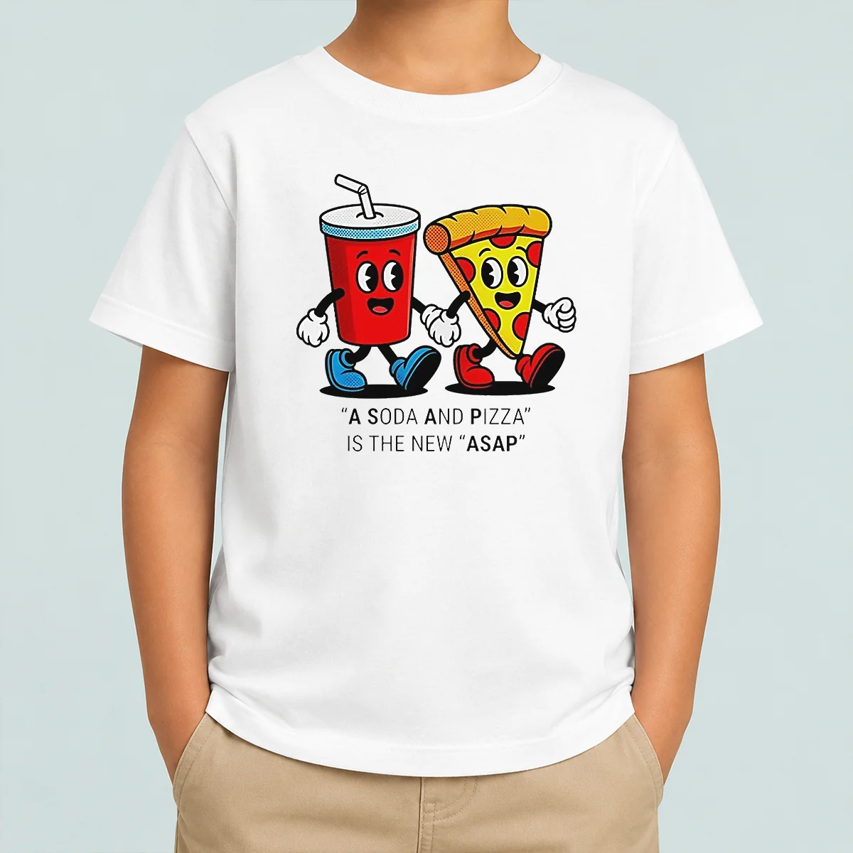 Awesome A Soda And Pizza Is The New ASAP Kids T-Shirt