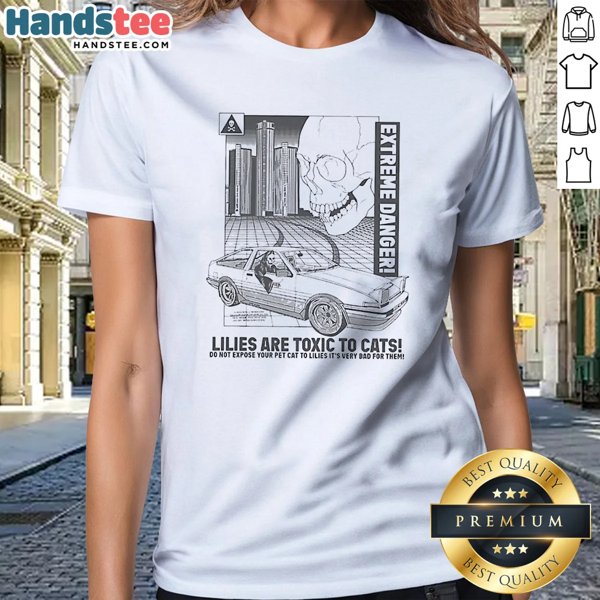 Awesome Lilies Are Toxic To Cats Ladies Shirt Awesome Lilies Are Toxic To Cats Ladies Shirt