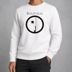 Funny Bauhaus Band Profile Silhouette Symbol Music Band Logo Sweater