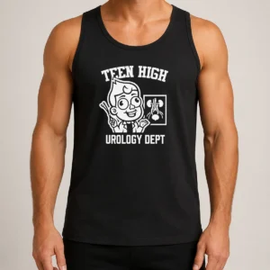 Funny Teen High Urology Dept Cartoon Doctor Tank Top