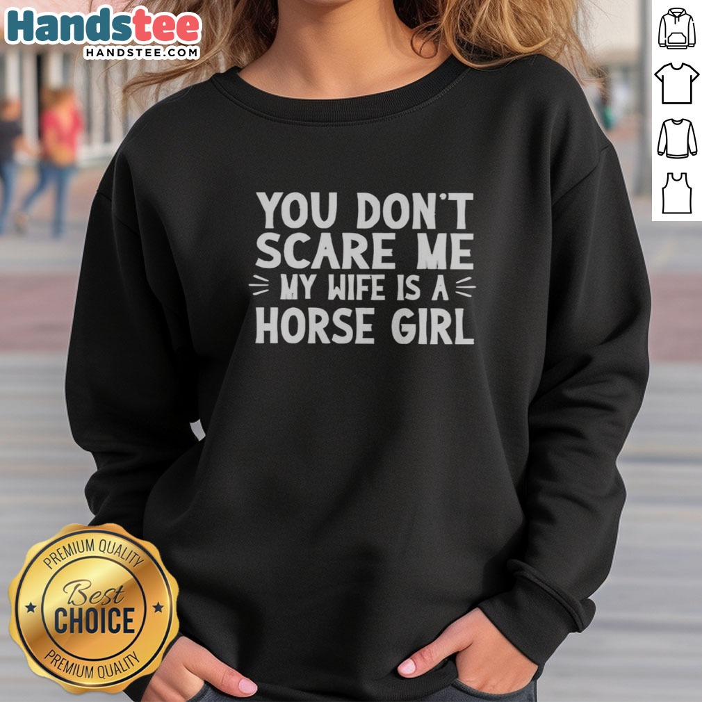 Horse Lover Shirt on Sweatshirt Horse Lover Shirt shown as a sweatshirt preview