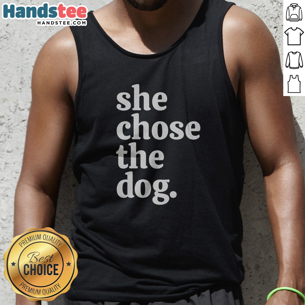 Dog Lover Shirt on Tank Top Dog Lover Shirt shown as a tank top preview