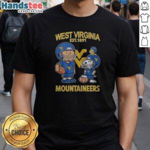 Hot The Peanuts West Virginia Mountaineers Football Est 1891 Shirt featuring bold team logo on a comfortable cotton tee