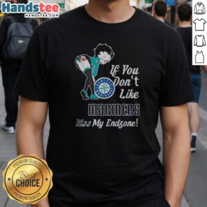 Nice BB Bending Over Seattle Mariner If You Don't Like Mariner Kiss My Endzone Shirt design on a comfortable t-shirt