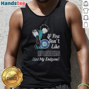 Nice BB Bending Over Seattle Mariner If You Don't Like Mariner Kiss My Endzone Tank Top in vibrant colors