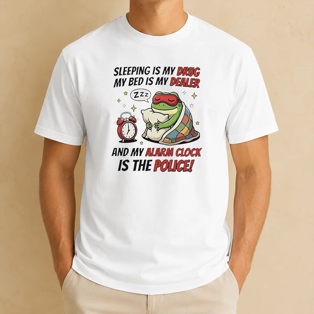 Nice Frog Sleeping Is My Drug Shirt Nice Frog Sleeping Is My Drug Shirt