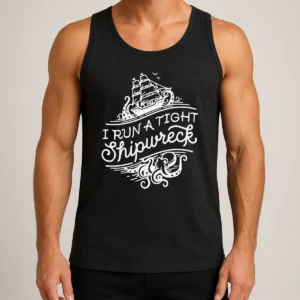 Nice I Run A Tight Shipwrech Tank Top