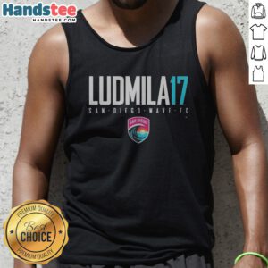 Nice San Diego Wave FC Ludmila 17 San Diego Wave FC Official Team Tank top featuring a vibrant team logo
