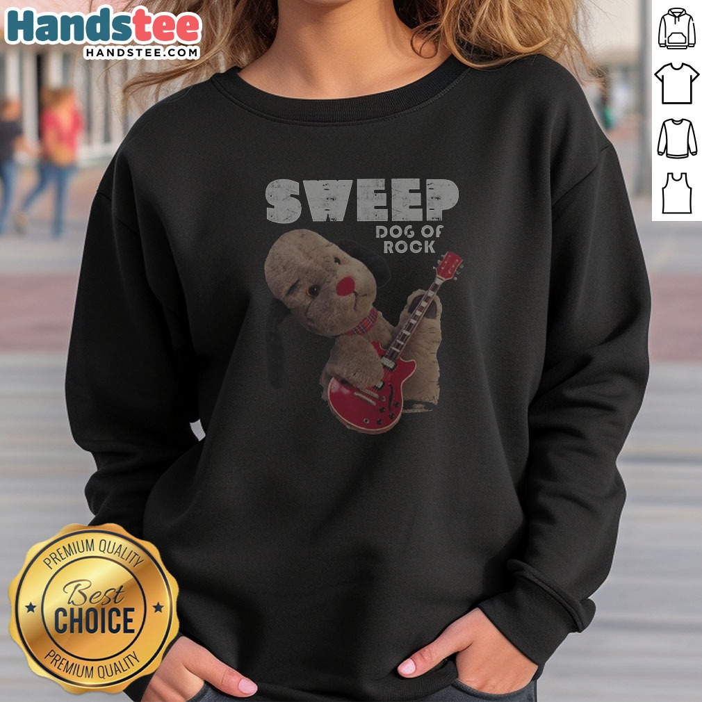 Nice Sooty Dog Of Rock Sweep Sweatshirt