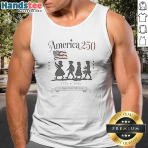 Official America 250th Anniversary Fourth Of July Independence Day 1776 2026 Tank Top