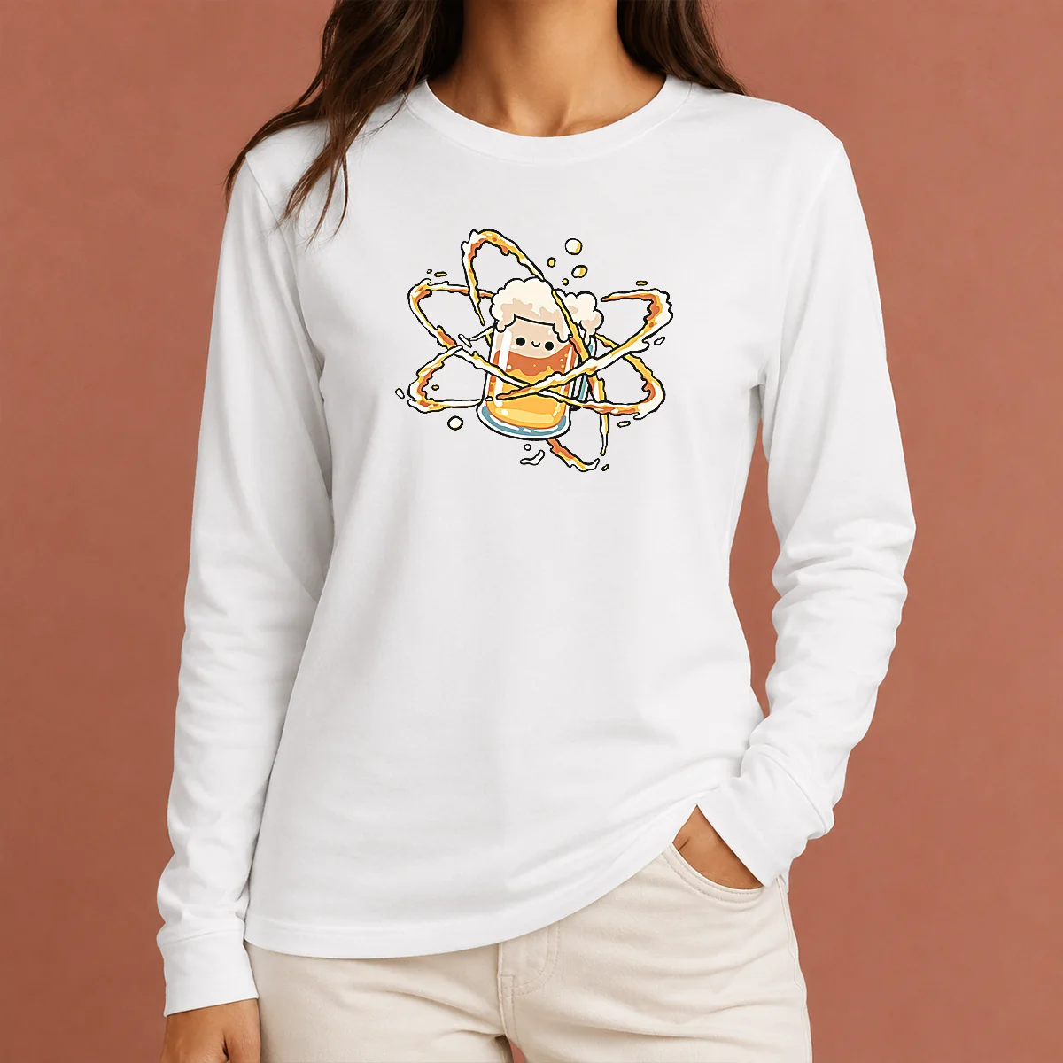Official Beer Atom Long Sleeve Shirt
