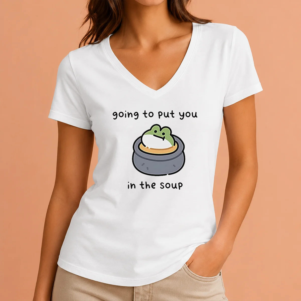Official Frog Going To Put You V-Neck Shirt Official Frog Going To Put You V-Neck Shirt