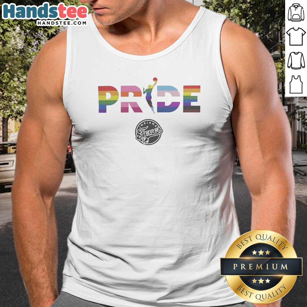 Official Indiana Fever 2026 WNBA Pride LGBT Pattern Flag Shirt on Tank Top Official Indiana Fever 2026 WNBA Pride LGBT Pattern Flag Shirt shown as a tank top preview