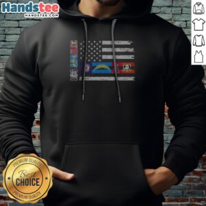 Official Los Angeles Sport Teams Lakers Dodgers Rams Kings Los Angeles USA Independence Day Hoodie