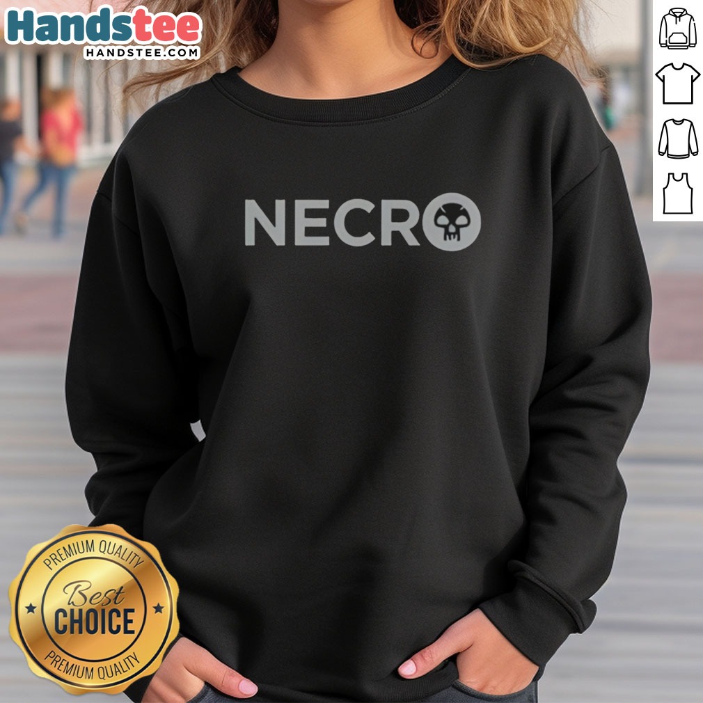 Official Necro Shirt on Sweatshirt Official Necro Shirt shown as a sweatshirt preview