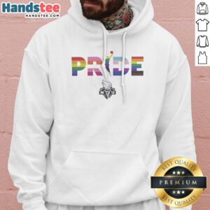 Official New York Liberty 2026 WNBA Pride LGBT Flag Hoodie featuring vibrant colors and a bold design