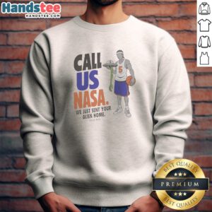 Official Victor Wembanyama Call US NASA We Just Sent Your Alien Home Sweatshirt