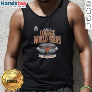 Original Texas Longhorns 2026 Men's College World Series Omaha NCAA Baseball Logo Team Tank top