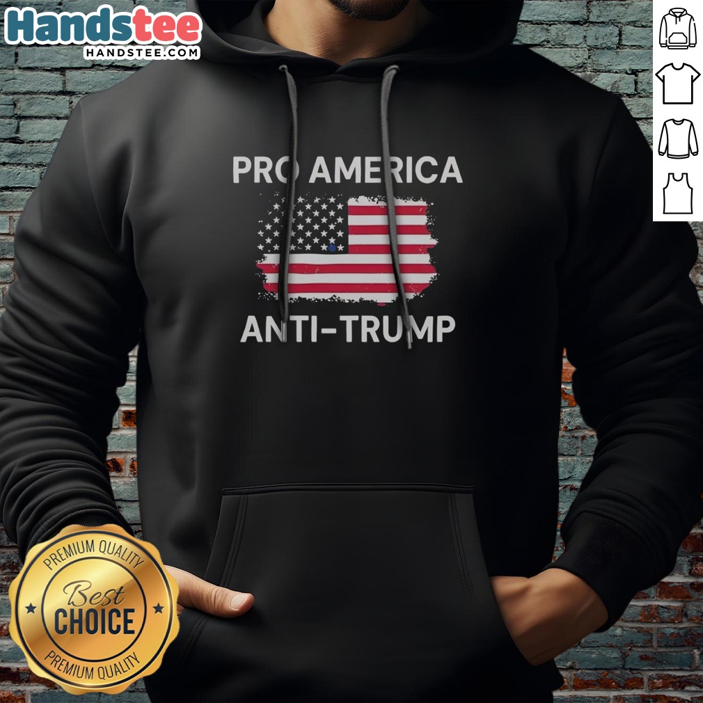 Premium Patriotic Dissenter American Flag Pro America Anti Trump Shirt on Hoodie Premium Patriotic Dissenter American Flag Pro America Anti Trump Shirt shown as a hoodie preview