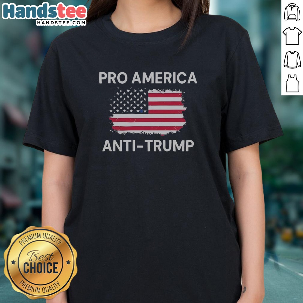 Premium Patriotic Dissenter American Flag Pro America Anti Trump Shirt on Ladies Shirt Premium Patriotic Dissenter American Flag Pro America Anti Trump Shirt shown as a ladies shirt preview