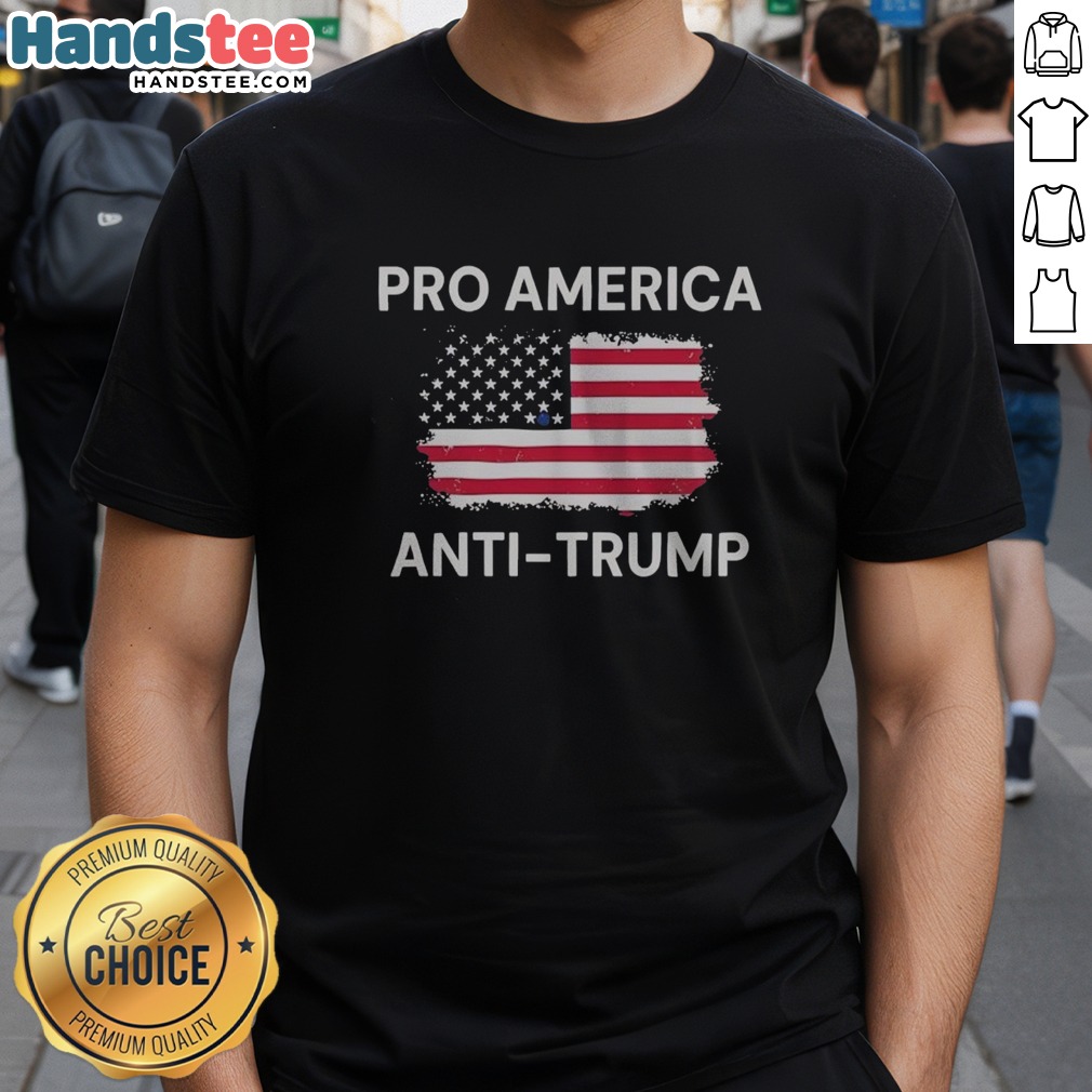 Premium Patriotic Dissenter American Flag Pro America Anti Trump Shirt on Classic Shirt Premium Patriotic Dissenter American Flag Pro America Anti Trump Shirt shown as a classic shirt preview
