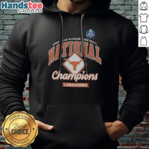 Premium Texas Longhorns 2026 NCAA Division I Softball National Champions Longhorns Hoodie in a vibrant design