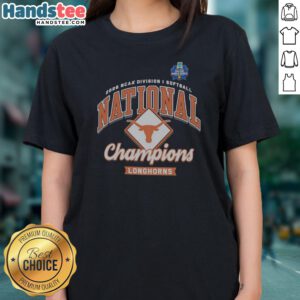 Premium Texas Longhorns 2026 NCAA Division I Softball National Champions Ladies Shirt in vibrant colors