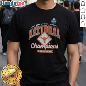 Premium Texas Longhorns 2026 NCAA Division I Softball National Champions Longhorns Shirt displayed on a model