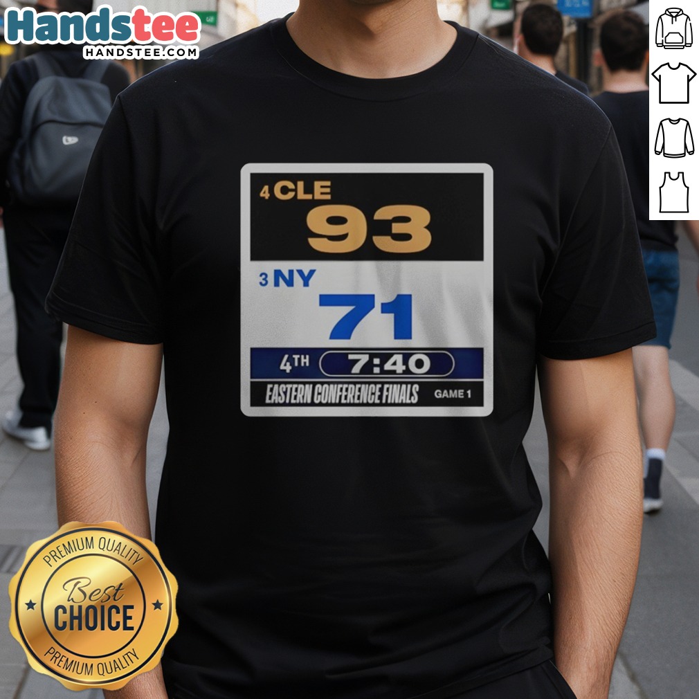 Pretty Cleveland Cavaliers Vs. New York Knicks Eastern Conference Finals 2026 Shirt on Classic Shirt Pretty Cleveland Cavaliers Vs. New York Knicks Eastern Conference Finals 2026 Shirt shown as a classic shirt preview