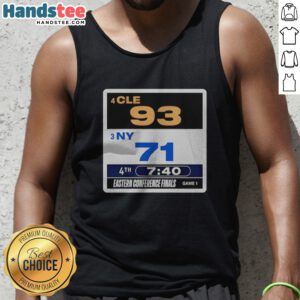Pretty Cleveland Cavaliers Vs. New York Knicks Eastern Conference Finals 2026 Tank top featuring vibrant graphics